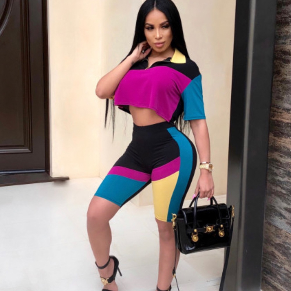 Biker Short Set